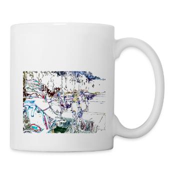 bmx - Tasse - Weiß - Rechts