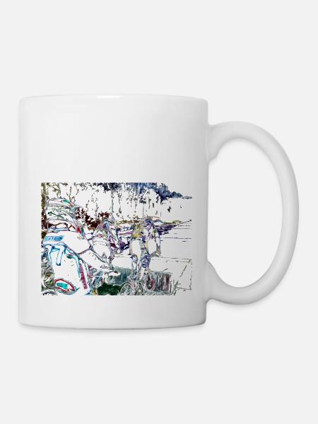 bmx - Tasse - Weiß