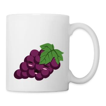 Grapes Fruits Kawaii Grapes - Mug - white - Right