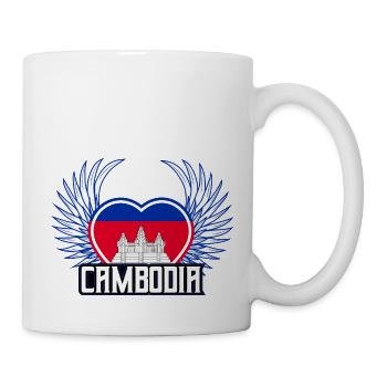 Cambodge - Mug blanc - blanc - Droite