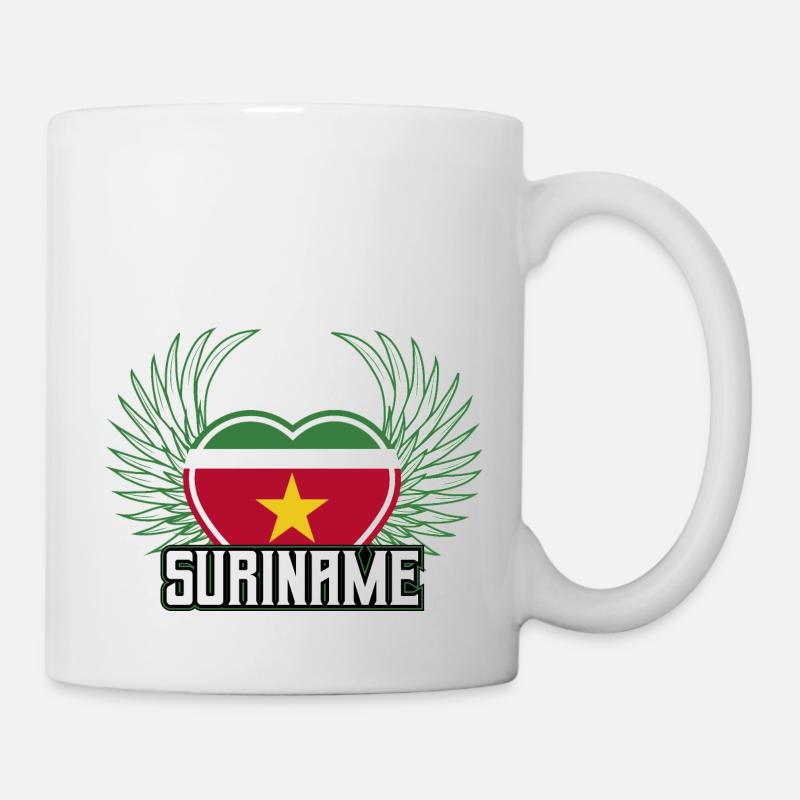 Suriname - Tasse - Weiß