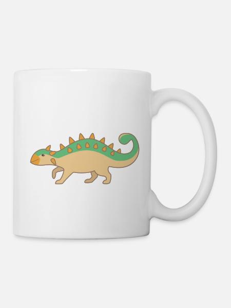 Ankylosaurus - Tasse - Weiß