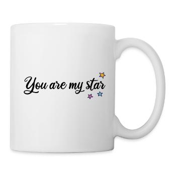 Du bist mein Stern - Tasse - Weiß - Rechts