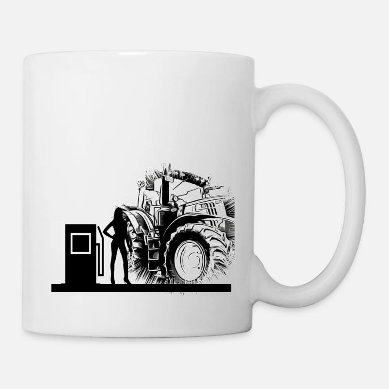 Traktor - Tasse - Weiß