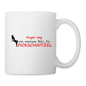 Finger weg - Tasse - Weiß - Rechts