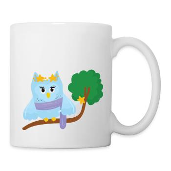 Eule Fee - Tasse - Weiß - Rechts