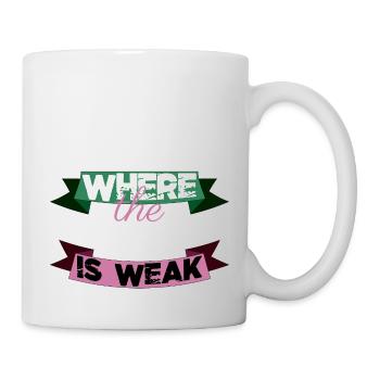 backpacking camper queen hippie hiking - Mug blanc - blanc - Droite