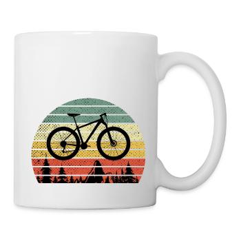 Mountain bike MTB mountain bike Retro vintage - Mug - white - Right