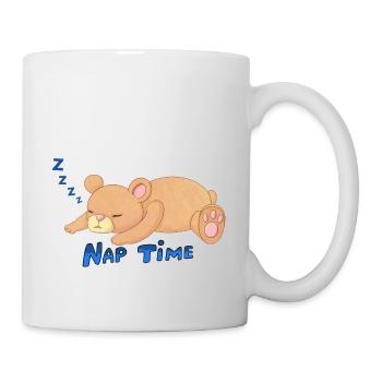 Bär - Nap Time - Tasse - Weiß - Rechts