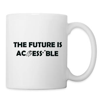 The Future Is Accessible Sign Language Braille - Mug - white - Right