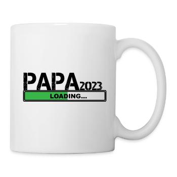 Papa 2023 loading - Tasse - Weiß - Rechts