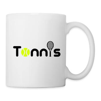 Tennis - Tasse - Weiß - Rechts