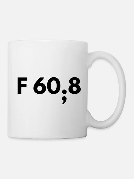 ICD-10 F60.8 Narzissmus Semikolon - Tasse - Weiß