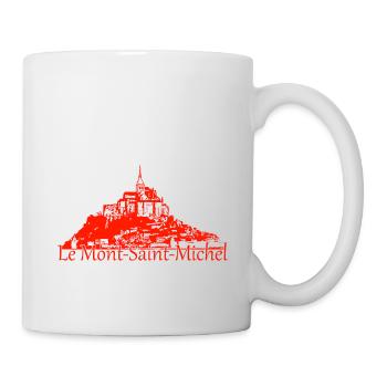 Le Mont Saint Michel - Tasse - Weiß - Rechts