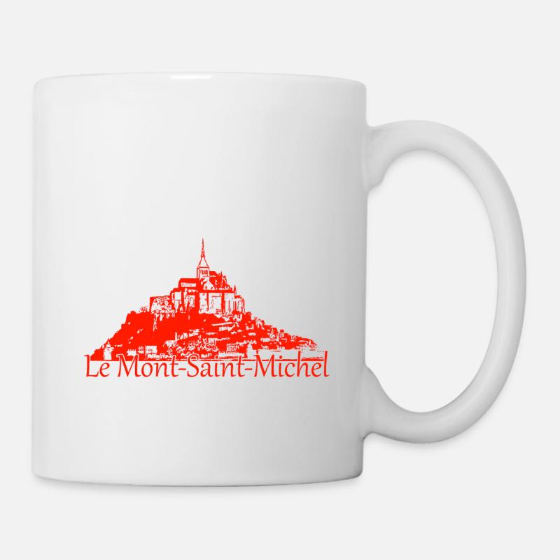 Le Mont Saint Michel - Mug - white