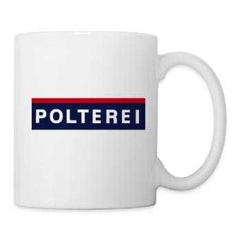 POLTEREI - Polterabend Shirt Junggesellenabschied - Tasse - Weiß - Rechts