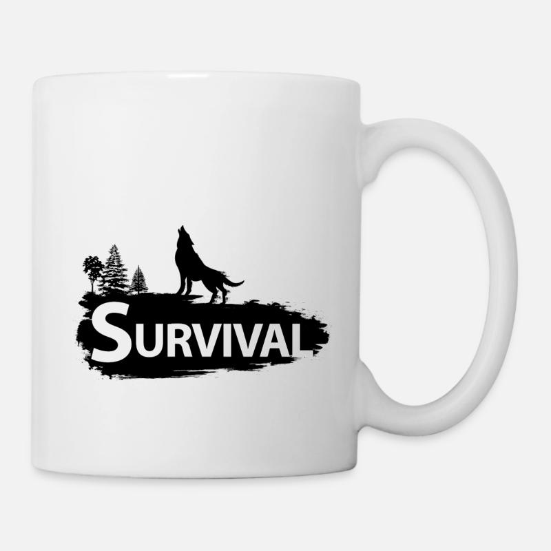 Survival - Tasse - Weiß