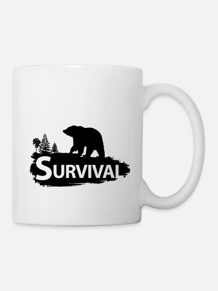 Survival - Tasse - Weiß