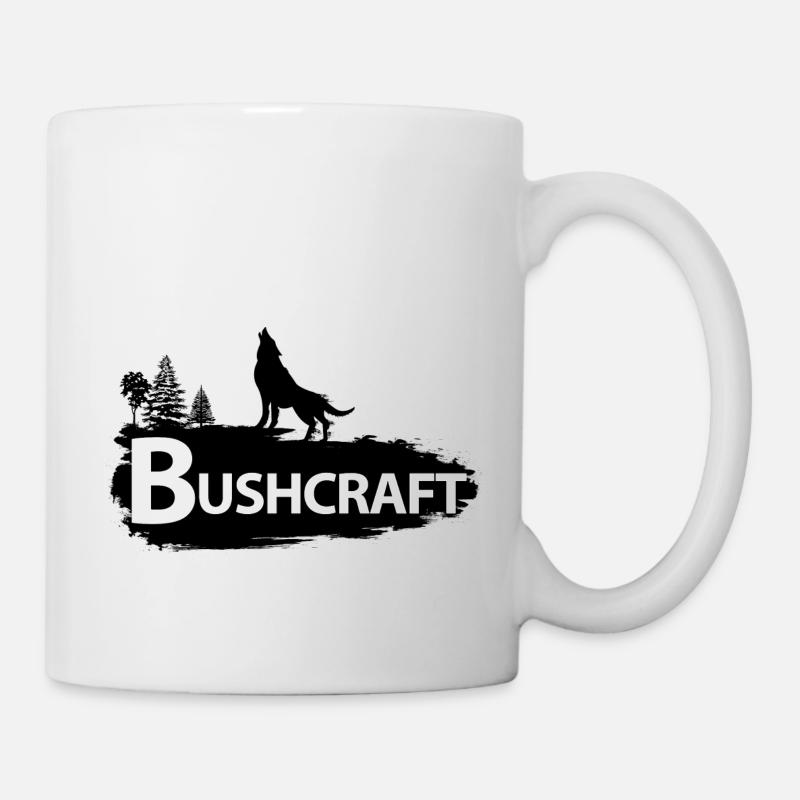 Bushcraft - Tasse - Weiß