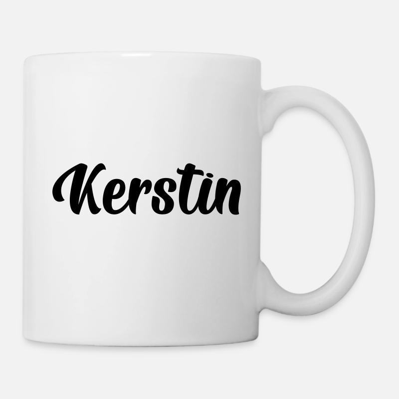 Kerstin - Tasse - Weiß