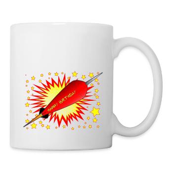 Happy Birthday Star Splash - Mug - white - Right