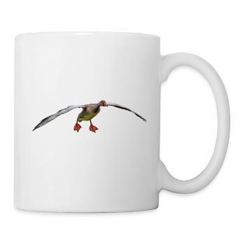 oiseau - Mug blanc - blanc - Droite