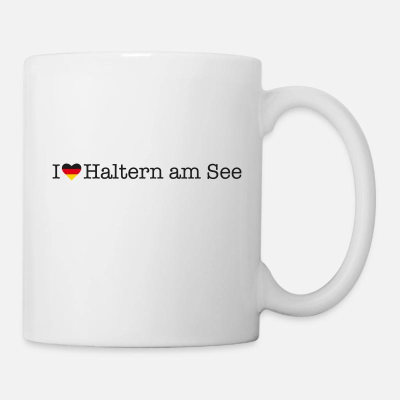 I love Haltern am See - Tasse - Weiß