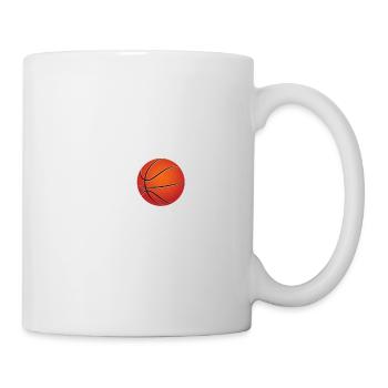 basketball heartbeat - Mug - white - Right