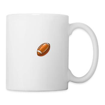 Rugby Herzschlag - Tasse - Weiß - Rechts
