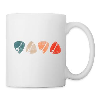 Gitarristen Musik Gitarren Musiker Gitarrist - Tasse - Weiß - Rechts