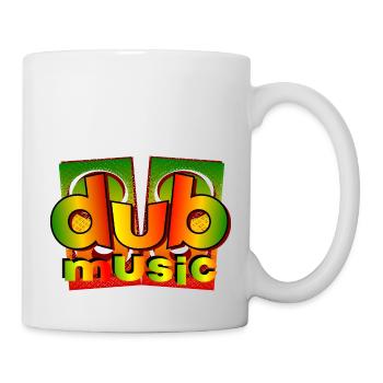 dub music reggae - Tasse - Weiß - Rechts
