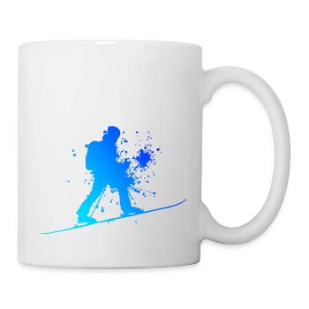 Ski Alpinisme Femmes Ski Tour Ski Ski De Randonnée - Mug blanc - blanc - Droite