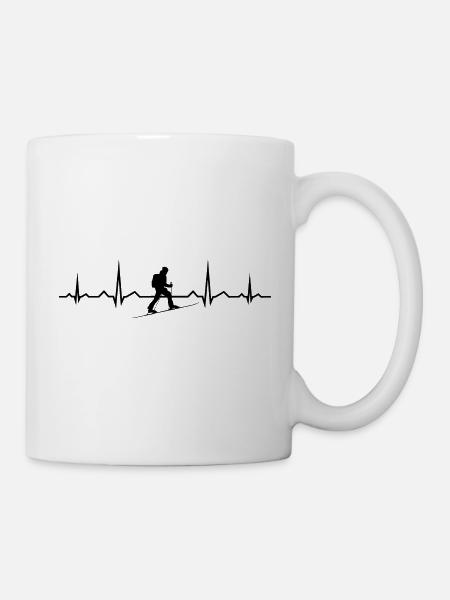 Ski De randonnée homme Ski Alpinisme Femmes - Mug blanc - blanc