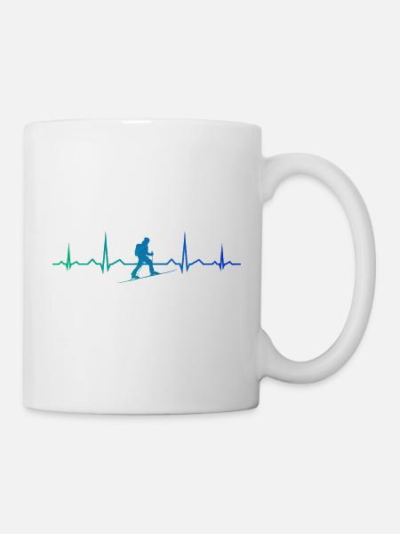 Ski Hommes Ski Tour Femmes Ski Tour Ski Tour - Mug blanc - blanc