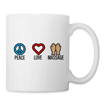 Peace Love Massage 2 - Mug - white - Right