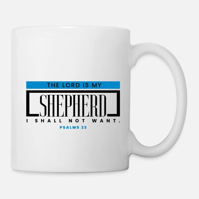 The Lord is my Shepherd - Mug - white