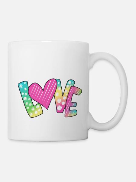 Love colorful - Mug - white