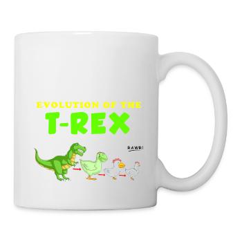 Entwicklung des Trex - Tasse - Weiß - Rechts
