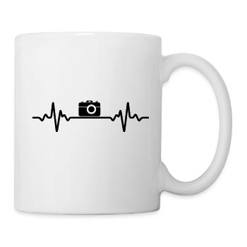 photographie movie camera - Tasse - Weiß - Rechts