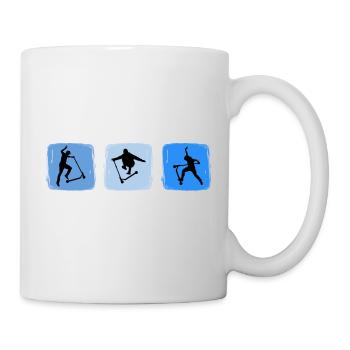 scooter stuntscooter stuntscootersport roller - Tasse - Weiß - Rechts