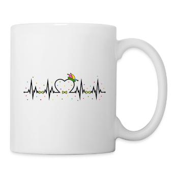 Carnival Confetti Heartbeat - Mug - white - Right