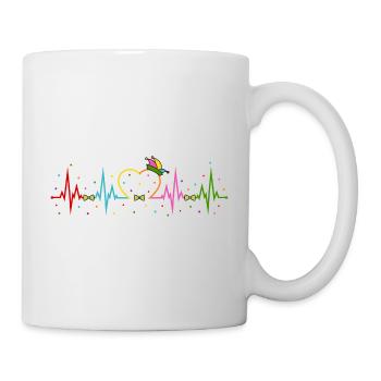 Carnival Confetti Heartbeat - Mug - white - Right