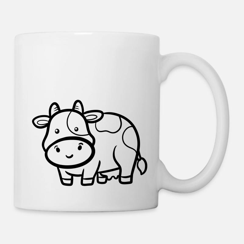 Kuh - Tasse - Weiß