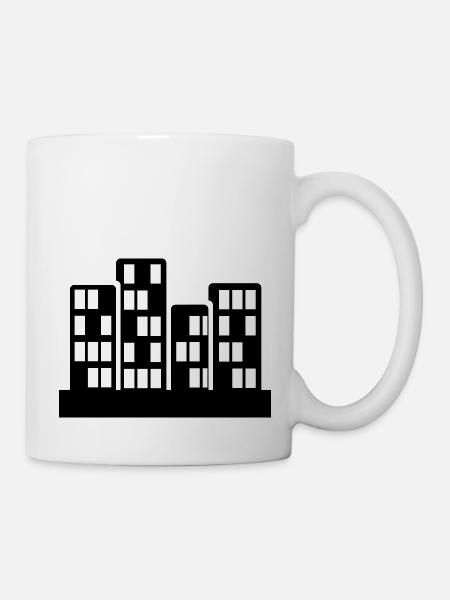 immeuble - Mug blanc - blanc
