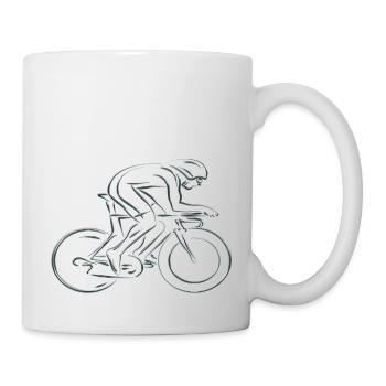 Bicycling bike adrenaline bike cycling - Mug - white - Right