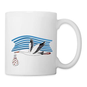 Oiseau - Mug blanc - blanc - Droite
