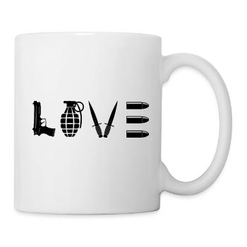 Armée de l’amour - Mug blanc - blanc - Droite