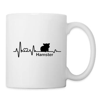Hamster Heartbeat Pet Rodent Pulse - Mug - white - Right