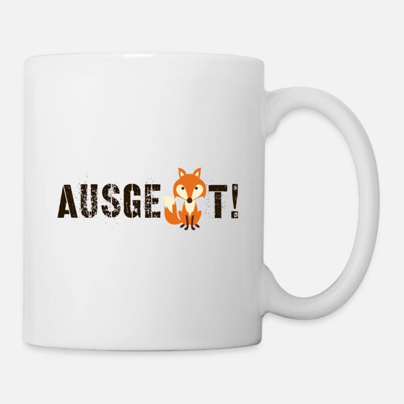 FUCHS - Ausgefuchst - Tasse - Weiß