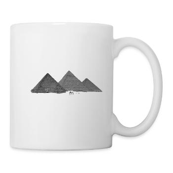 Die Pyramiden von Gizeh - Tasse - Weiß - Rechts